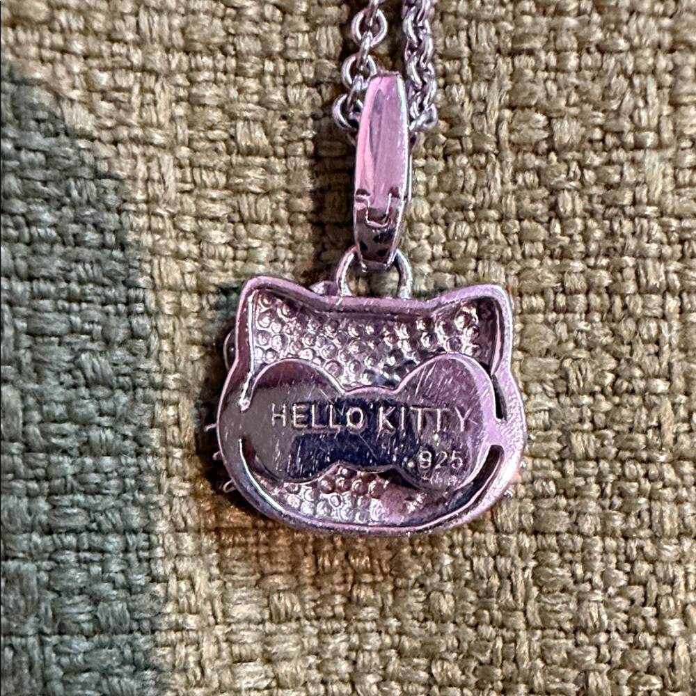 Zales Pink Crystal Hello Kitty Pendant Necklace - Picture 4 of 8